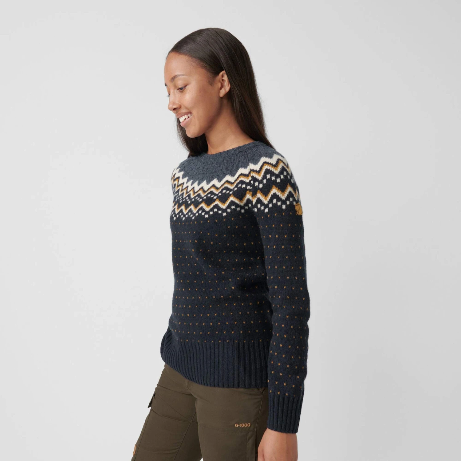 FJÄLLRÄVEN ÖVIK KNIT SWEATER W Damen - Wollpullover – Bild 5