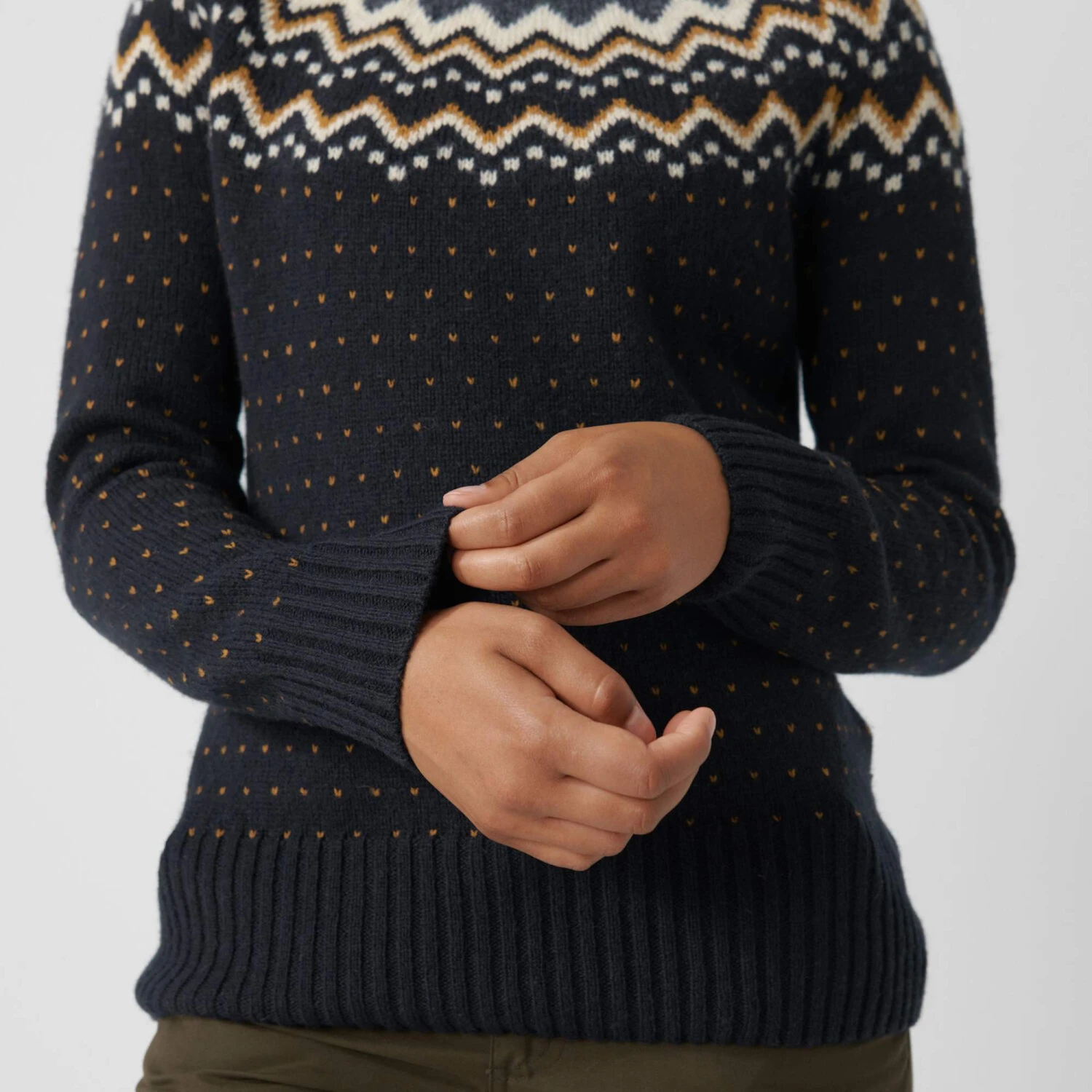FJÄLLRÄVEN ÖVIK KNIT SWEATER W Damen - Wollpullover – Bild 7