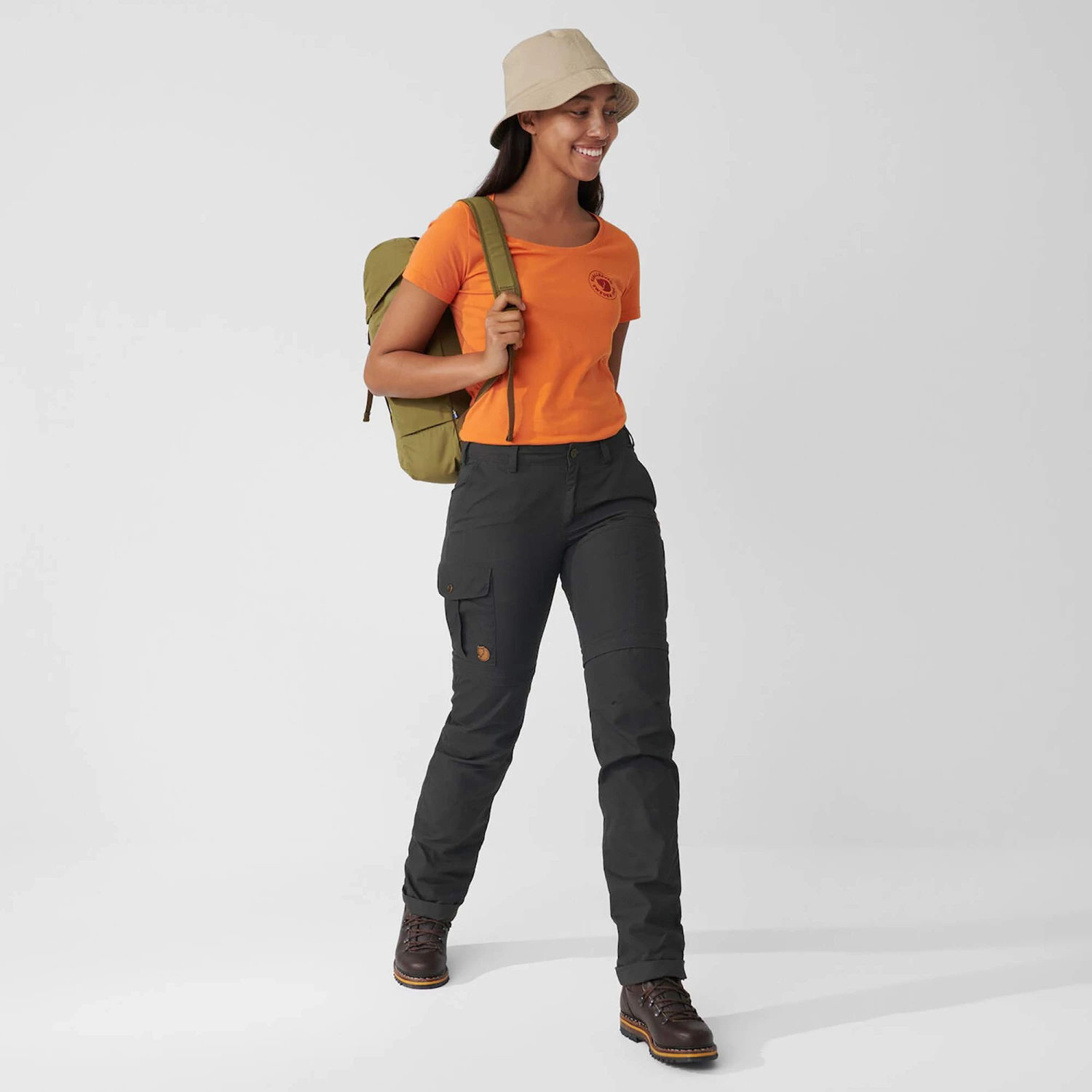 FJÄLLRÄVEN KARLA PRO ZIP-OFF TROUSERS W Damen - Trekkinghose – Bild 6