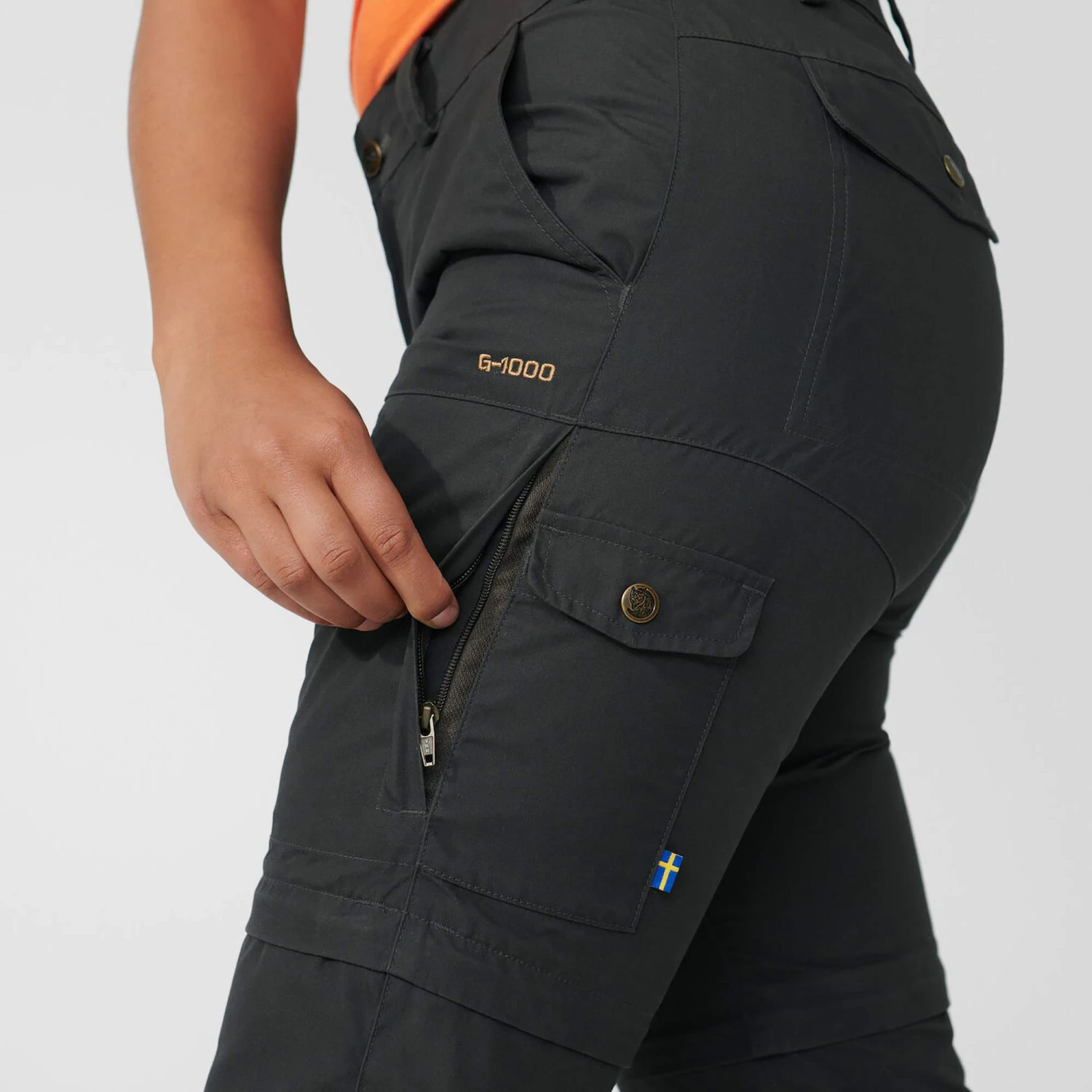 FJÄLLRÄVEN KARLA PRO ZIP-OFF TROUSERS W Damen - Trekkinghose – Bild 11