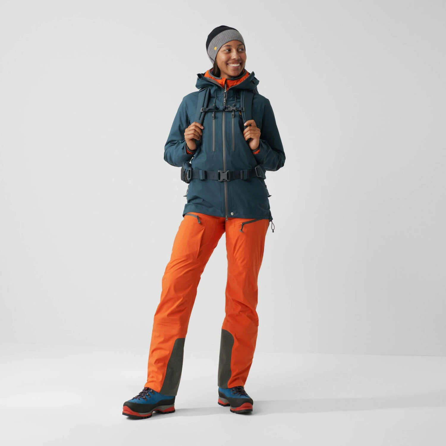 FJÄLLRÄVEN BERGTAGEN ECO-SHELL TROUSERS W Damen - Hardshellhose