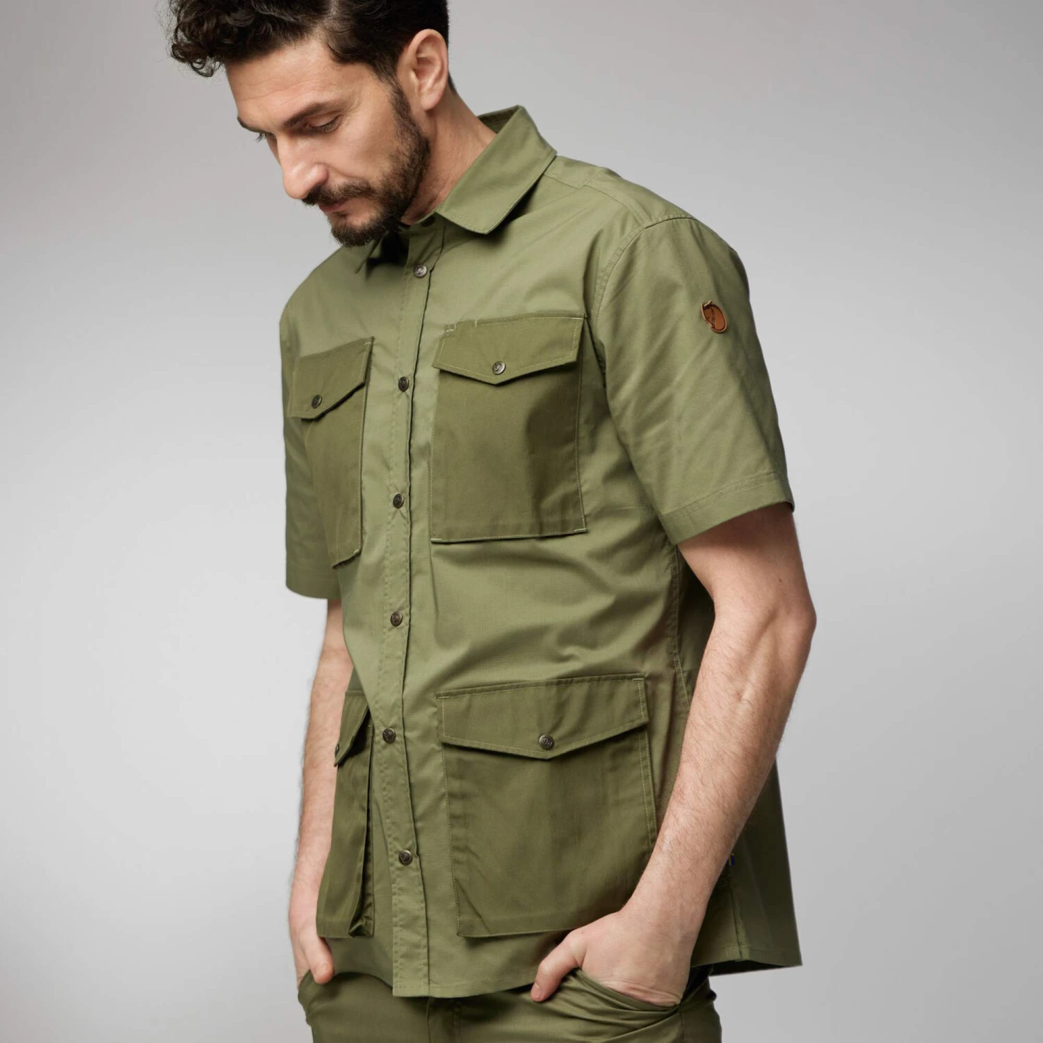 FJÄLLRÄVEN RÄVEN SHIRT SS M Herren - Outdoor Hemd – Bild 10