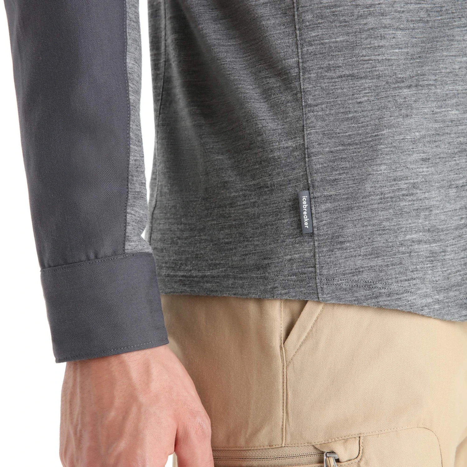 Icebreaker M HIKE LS TOP Herren - Outdoor Hemd – Bild 10