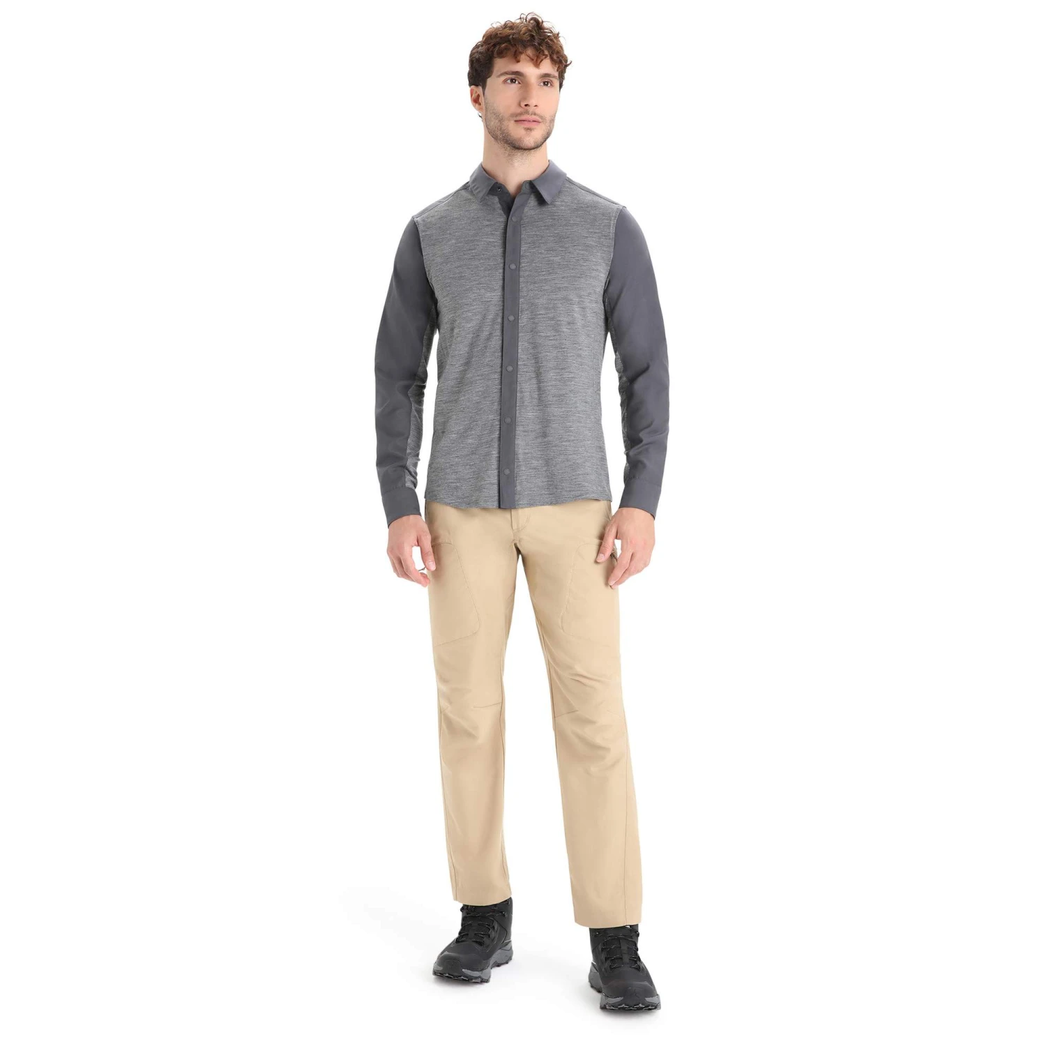 Icebreaker M HIKE LS TOP Herren - Outdoor Hemd – Bild 12