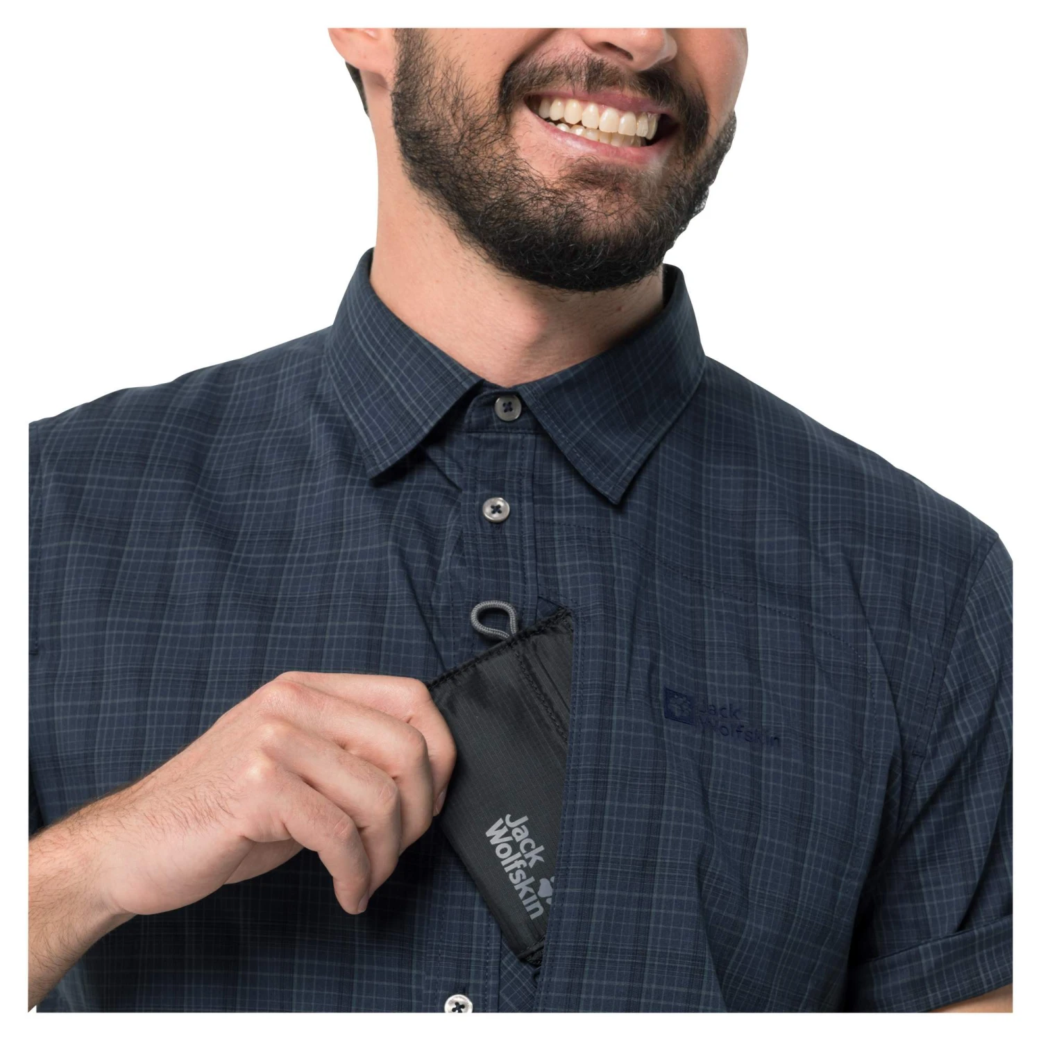 Jack Wolfskin RAYS STRETCH VENT SHIRT Herren - Outdoor Hemd – Bild 4